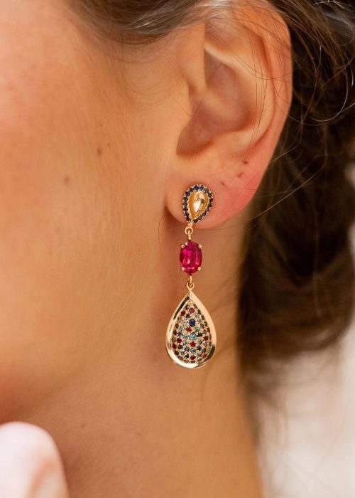 Boucle d'oreille artisanale